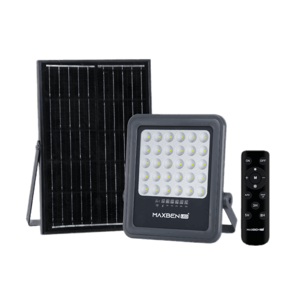 Đèn pha LED NLMT Maxben lắp ngoài trời tại công trình DU LED